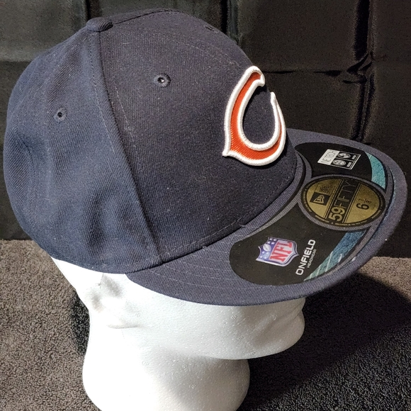 Chicago Bears New Era NFL Fitted Hat Men's 6 7/8 - Picture 5 of 10